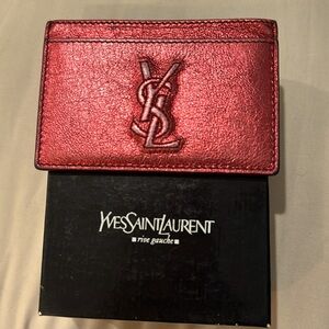 YSL card holder (unisex)